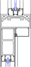 Door Head Detail | 40M/50M Monumental | 08 41 13 - Entrances | YKK AP ...