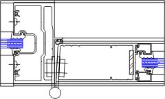 50h door sidelite left jamb