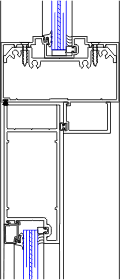 Door Head Detail | 50H Wide Stile Impact Resistant Door | 08 41 13 ...