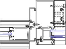 Door Right Jamb Detail | YCW 750 IG | 08 44 13 - Curtain Wall | YKK AP ...