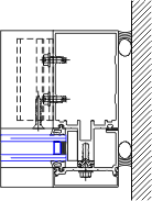 Right Jamb Detail | YCW 750 OG | 08 44 13 - Curtain Wall | YKK AP ...