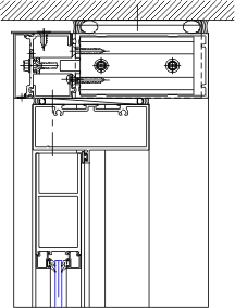 Door Head Detail | YCW 750 OG | 08 44 13 - Curtain Wall | YKK AP ...