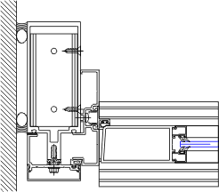 Door Left Jamb Detail | YCW 750 OG | 08 44 13 - Curtain Wall | YKK AP ...