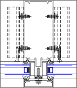 Vertical Detail | YCW 750 OG | 08 44 13 - Curtain Wall | YKK AP Product ...