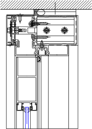 Door Head Detail | YCW 750 OGP | 08 44 13 - Curtain Wall | YKK AP ...