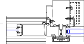 Door Right Jamb Detail | YCW 750 OGP | 08 44 13 - Curtain Wall | YKK AP ...