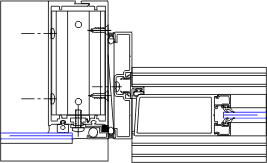 Door Left Jamb Detail | YCW 750 SplineTech® | 08 44 13 - Curtain Wall ...