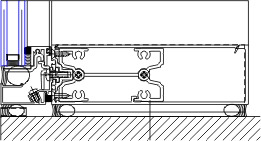 Sill Detail | YCW 750 SSG | 08 44 13 - Curtain Wall | YKK AP Product Guide