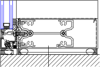 Sill Detail | YCW 750 SSG | 08 44 13 - Curtain Wall | YKK AP Product Guide