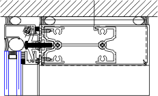 Head Detail | YCW 750 SSG | 08 44 13 - Curtain Wall | YKK AP Product Guide