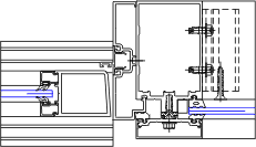 Door Right Jamb Detail | YCW 750 SSG | 08 44 13 - Curtain Wall | YKK AP ...