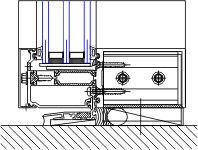 Sill Detail | YCW 750 XT | 08 44 13 - Curtain Wall | YKK AP Product Guide