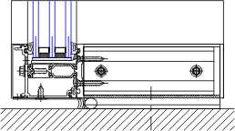 Sill Detail | YCW 750 XT | 08 44 13 - Curtain Wall | YKK AP Product Guide