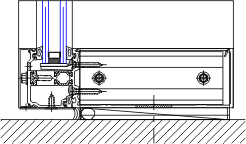 Sill Detail | YCW 750 XT | 08 44 13 - Curtain Wall | YKK AP Product Guide