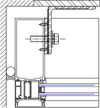 Wind/Deadload Anchor Details | YCW 750 XT IG | 08 44 13 - Curtain Wall ...