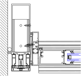 Door Left Jamb Detail | YCW 750 XTP | 08 44 13 - Curtain Wall | YKK AP ...