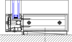 Sill Detail | YCW 750 XTP | 08 44 13 - Curtain Wall | YKK AP Product Guide