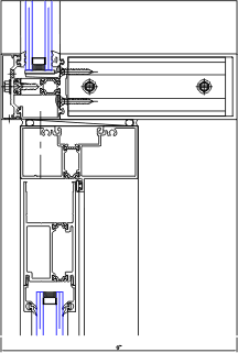 Door Head Detail | YCW 750 XT SSG | 08 44 13 - Curtain Wall | YKK AP ...