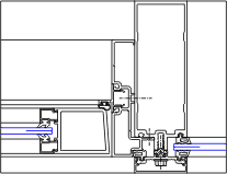 Door Right Jamb Detail | YCW 752 | 08 44 13 - Curtain Wall | YKK AP ...