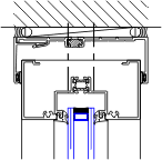 Head Detail | YES 45 FT | 08 41 13 - Storefront | YKK AP Product Guide