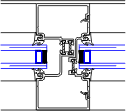 Vertical Mullion Detail | YES 45 FT | 08 41 13 - Storefront | YKK AP ...