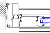 Left Door Jamb Detail | YES 45 TU Front Set | 08 41 13 - Storefront ...