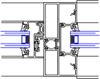 Right Door Jamb Detail @ Transom | YES 45 XT | 08 41 13 - Storefront ...