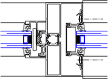 Right Door Jamb Detail @ Transom | YES 45 XT | 08 41 13 - Storefront ...