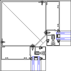 Inside Corner Detail | YES 600 | 08 41 13 - Storefront | YKK AP Product ...