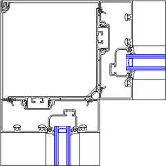 Inside Corner Detail | YES 60 FI | 08 41 13 - Storefront | YKK AP ...