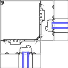 Inside Corner Detail | YES 60 FI | 08 41 13 - Storefront | YKK AP ...