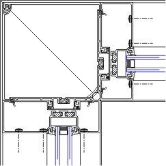 Inside Corner Detail | YES 60 XT | 08 41 13 - Storefront | YKK AP ...