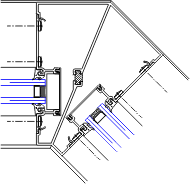 Inside Corner Detail | YES 60 XT | 08 41 13 - Storefront | YKK AP ...