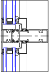 Horizontal Mullion Detail | YFW 400 TU | 08 51 13 - Windows | YKK AP ...