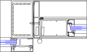 Left Door Jamb Detail | YHC 300 IG | 08 44 13 - Curtain Wall | YKK AP ...