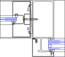 Vertical Detail @ Sidelite | YHC 300 IG | 08 44 13 - Curtain Wall | YKK ...