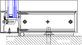 Sill Detail @ Mullion | YHC 300 OG | 08 44 13 - Curtain Wall | YKK AP ...