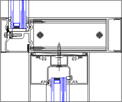 Transom Detail | YHC 300 OG | 08 44 13 - Curtain Wall | YKK AP Product ...