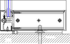 Sill Detail @ Mullion | YHC 300 OG | 08 44 13 - Curtain Wall | YKK AP ...