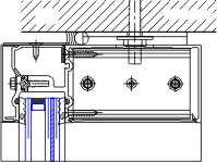 Head Detail @ Mullion | YHC 300 OG | 08 44 13 - Curtain Wall | YKK AP ...