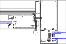 Right Door Jamb Detail | YHC 300 OG | 08 44 13 - Curtain Wall | YKK AP ...