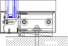 Sill Detail @ Mullion | YHC 300 OG | 08 44 13 - Curtain Wall | YKK AP ...