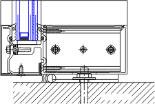 Sill Detail @ Mullion | YHC 300 SSG | 08 44 13 - Curtain Wall | YKK AP ...