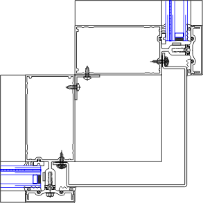 90° Outside Corner Detail | YHC 300 OG | 08 44 13 - Curtain Wall | YKK ...