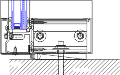 Sill Detail @ Mullion | YHC 300 OG | 08 44 13 - Curtain Wall | YKK AP ...