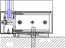 Sill Detail @ Mullion | YHC 300 SSG | 08 44 13 - Curtain Wall | YKK AP ...