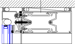 Head Detail @ Mullion | YHC 300 SSG Cassette | 08 44 13 - Curtain Wall ...