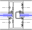 Vertical Mullion Detail | YHS 50 FS | 08 41 13 - Storefront | YKK AP ...