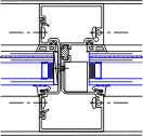 Vertical Mullion Detail | YHS 50 TU | 08 41 13 - Storefront | YKK AP ...