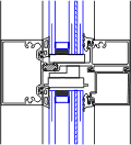 Horizontal Detail | YHS 50 TU | 08 41 13 - Storefront | YKK AP Product ...